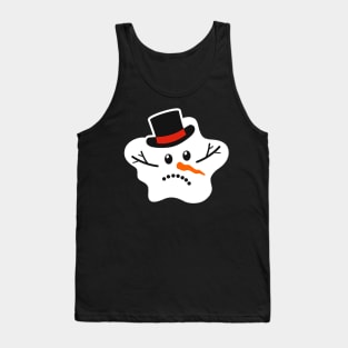 Melted snowman Tank Top